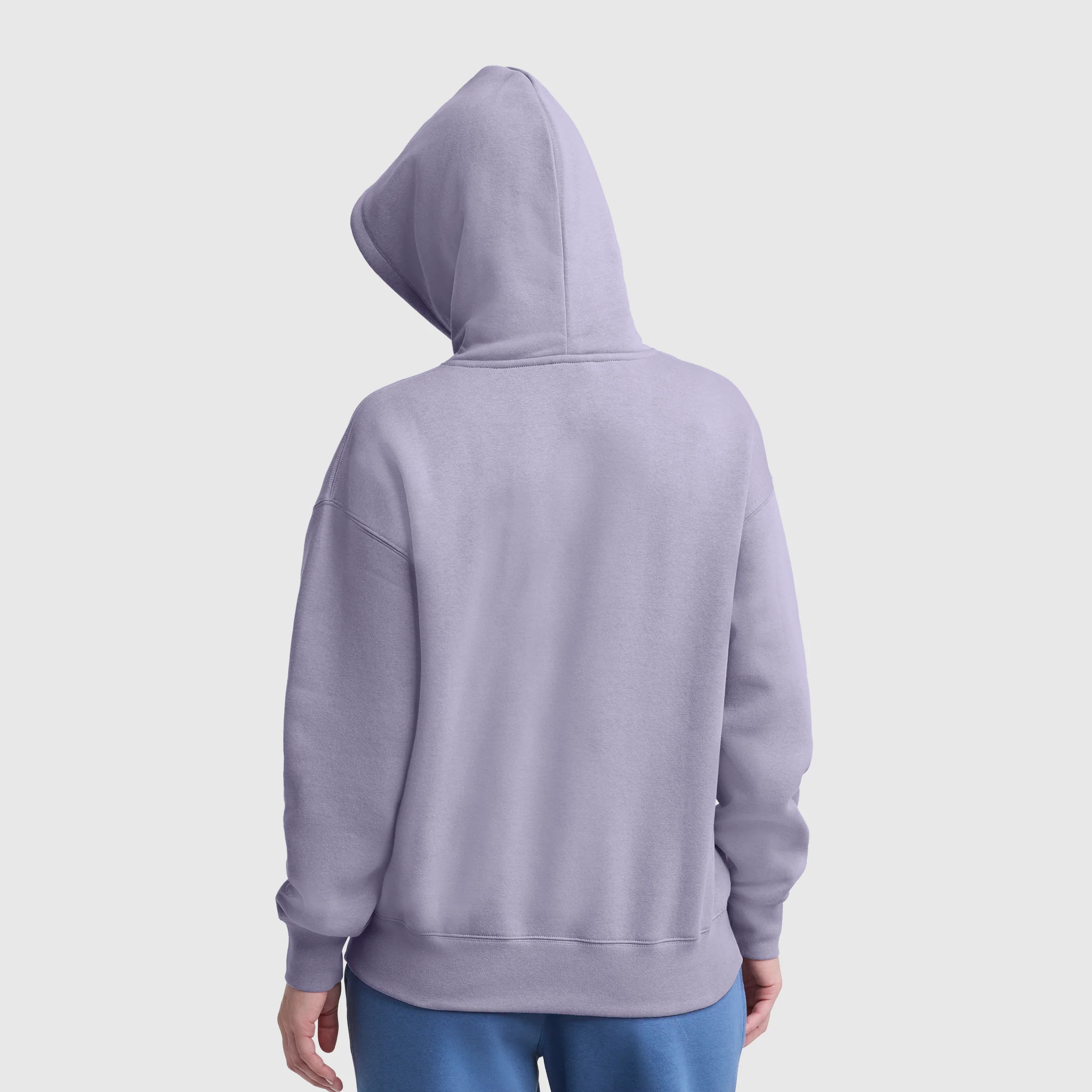 Powerblend Hoodie, Tonal Script Freshman - Image 3