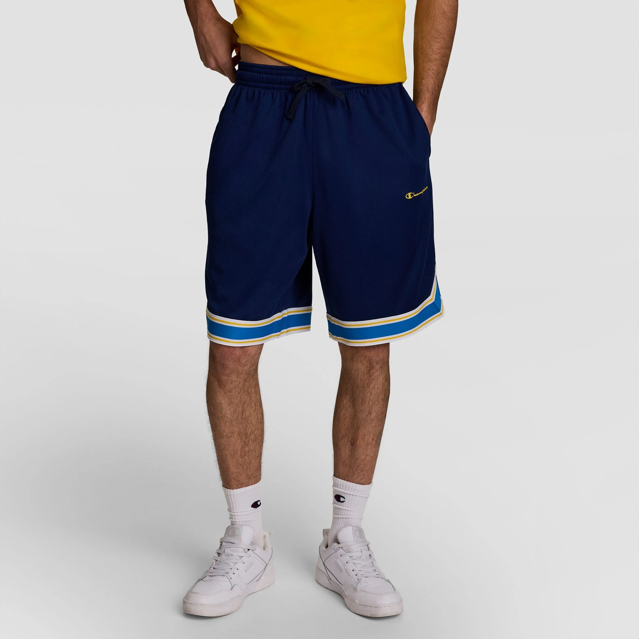 10" Gridiron Reversible Short, Script Logo