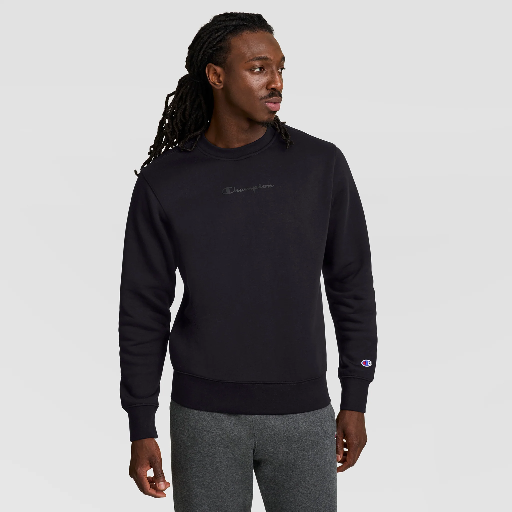 Powerblend Crewneck Sweatshirt, Tonal Script Logo