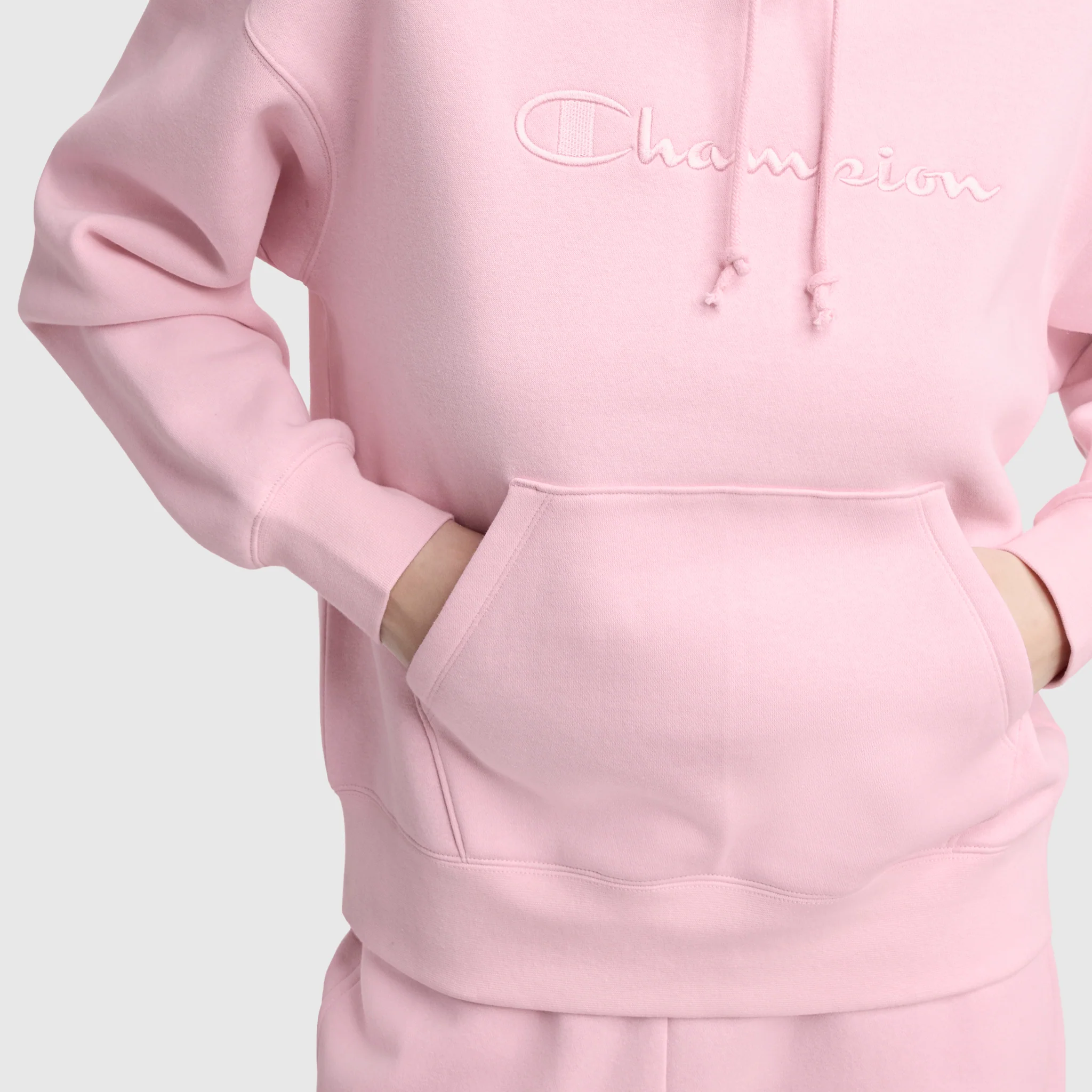 Powerblend Hoodie, Tonal Script Freshman - Image 4